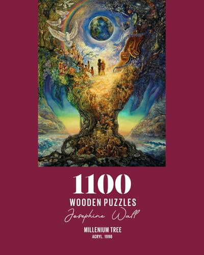 DAVICI Holzpuzzle für Erwachsene und Kinder Einzigartiges Puzzle für die ganze Familie | 1100 Teile | Kollektion 3 - Baum des Friedens. Millennium