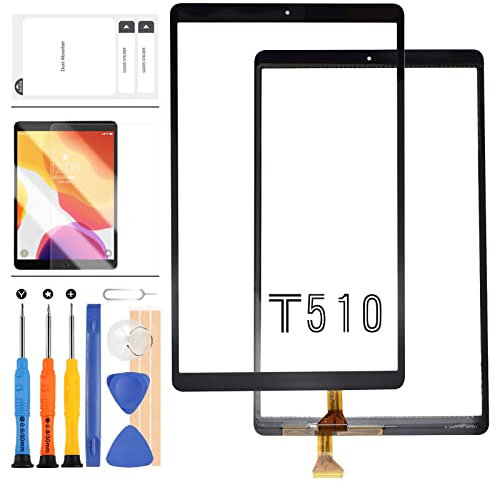 Kit de Remplacement d'écran pour Samsung Galaxy Tab A 10.1 2019 T510 T515 SM-T515 SM-T510 Écran Tactile Digitizer Vitre de réparation pour SM T510 Outils gratuits (Pas d'écran LCD)