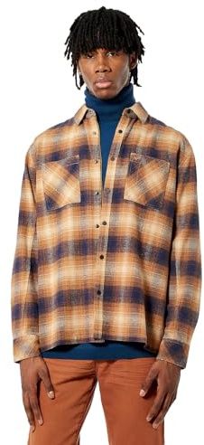 Kaporal Chemise Homme-Modèle TOPE-Couleur Copper-Taille XL, Men's
