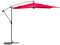 Hespéride - Parasol déporté rond Manoa Grenade et Graphite