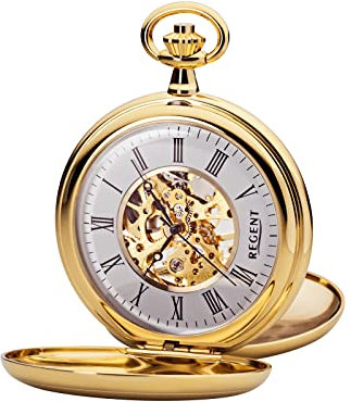 Regent Analog Mechanisches Handaufzugswerk Taschenuhr 11330091