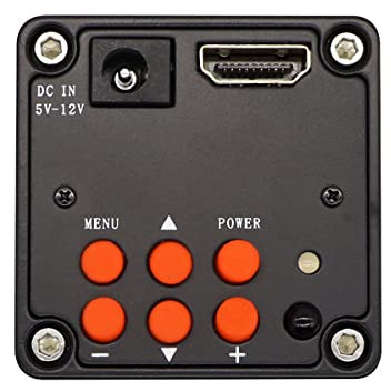 Accesorios Para Microscopios Cámara de microscopio HDMI USB C-Mount 38MP 1080P Cámara de microscopio trinocular Salida simultánea Lupa Adaptador de cámara digital Durabilidad Y Rendimiento Confiable (