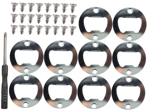 NAMOARLY Bierflaschenöffner Mit Diy Einsätzen Flaschenöffnerwerkzeug Zum Basteln Robust Und Leicht Zu Verwenden Mit Schrauben Zum Öffnen Von Bierflaschen