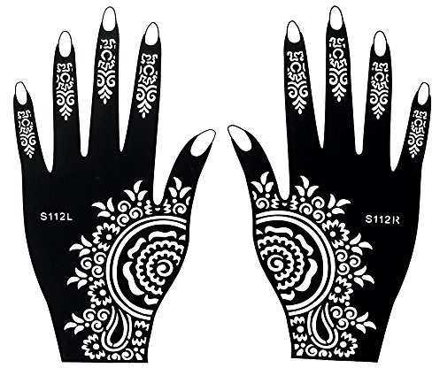 Tattoo Schablone Tattoo Vorlage 2 Blätter Set für Handbemalung S112
