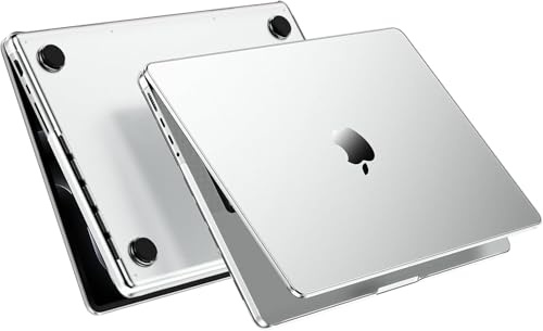 EooCoo Case Compatible for MacBook Pro 14 inch 2025 M5 A3434 M4 A3112 A3185 A3401 M3 A2918 A2992 M2 A2779 M1 A2442 Pro/Max 2026 2024-2021, Mac Pro 14 Ultra Slim Matte Hard Shell Cover, Frost Clear