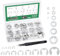 Keadic Lot de 236 rondelles Starlock à dents internes M3 M4 M5 M6 M8 M10 M12 et M1.5/M2/M3/M4/M5/M6/M7/M8/M9/M10/M12/M15/M19/M22 (304 Acier inoxydable)