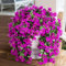 Lot de 2 fleurs de bougainvillier artificielles pour extérieur et extérieur, décoration d'été, aspect soie résistante aux UV, longues vignes rampantes pour porte d'entrée, porche, jardinière, urne,