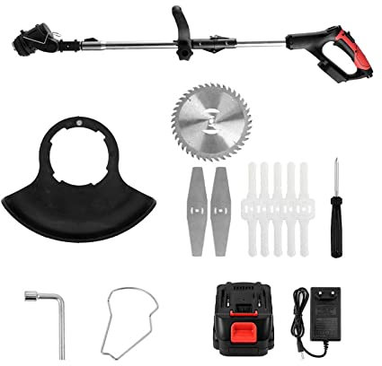 MEIVIYA Taille-Bordures et Coupe-Bordure 1500W Tondeuse à Gazon électrique sans Fil Longueur Coupe réglable Outils de Jardin ménager Outil électrique(Lawn Mower Set 3)