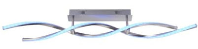 Just Light Deckenleuchte Deckenlampe Smart LED dimmbar Fernbedienung Tageslicht H 15,5cm