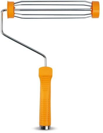 XOR8 9-Inch Paint Roller Frame – Durable & Ergonomic Handle – Fits 44mm Core Rollers – Sturdy, Lightweight & Easy to Clean, Ideal for Smooth Painting on Walls, Ceilings & More – DIY & Professional Use