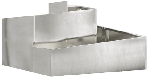 vidaXL Pot en métal Acier Inoxydable Grand Durable Pot en métal