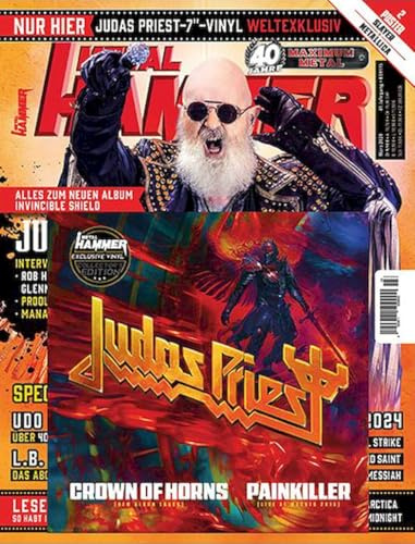 Metal Hammer Magazine Germany 2024-03 Judas Priest + 7 Vinyl-Single
