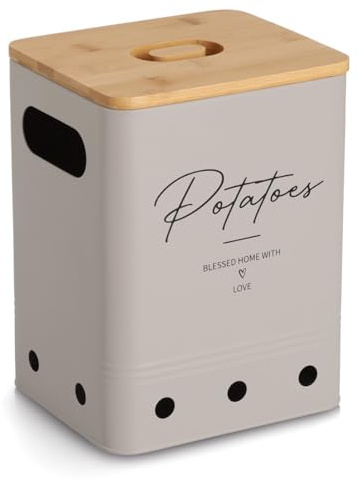 Zeller Vorratsdose Potatoes mit Bambusdeckel, 5100 ml,