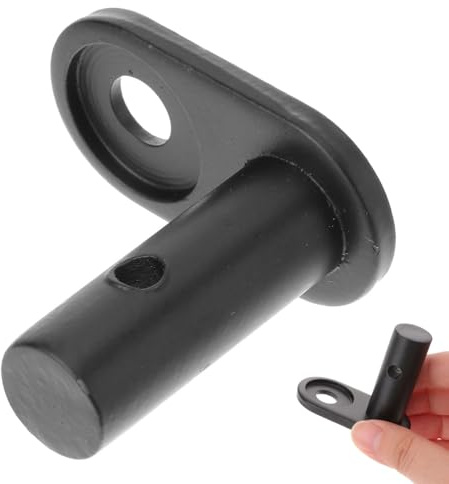 WESIEVYA Attacco Rimorchio Bicicletta in Acciaio Nero Facile da Agganciare e Rilasciare per Carrello Porta Bimbi e Accessori Bici Sicuri e Resistenti