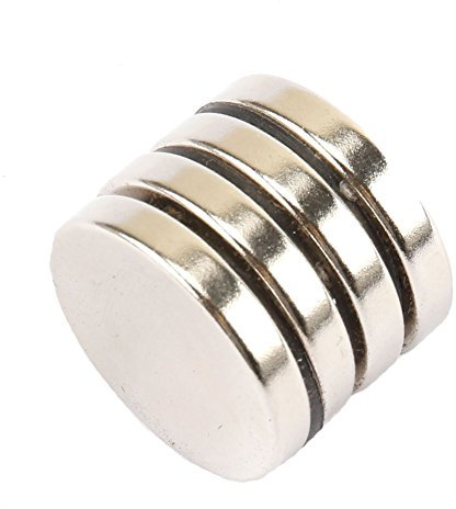 Neodym Magnete NdFeB Magnet verschiedene Stärken und Größen Starkmagnet Scheiben Kugeln Quader Stäbe N52 N45 N42 Pinnwand Tafelmagnet (5x Scheiben N45 - 30x5mm)