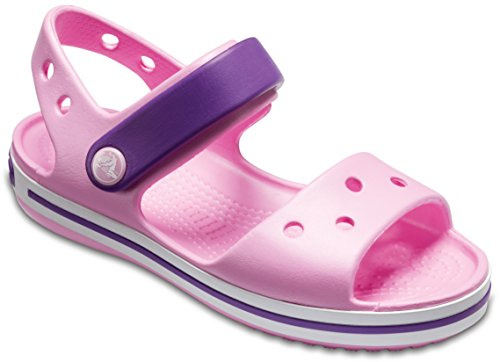 Crocs Crocband Sandal Kids, Unisex Kids’ Open Toe Sandals, Pink (Carnation/Amethyst 6ai), 4 (19/20 EU)))