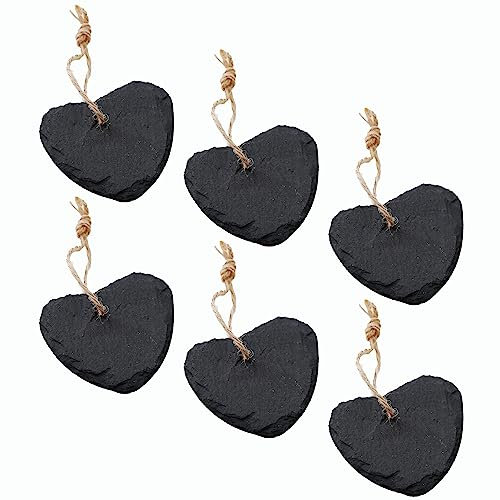 Pflanzenschilder 6x4er Set Schiefer zum Beschriften Kräuterschilder Kräuterstecker (6, 4er Satz Schieferstecker)