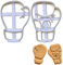 2er Set Boxhandschuhe Ausstechformen, 2 Teile, Bakerlogy