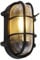 QAZQA - Industrie I Vintage I Industrie I Vintage I Außen Wand- und Außen Deckenleuchte I Deckenlampe I Lampe I Leuchte schwarz oval IP44 - Noutica I Außenbeleuchtung - Aluminium Oval - LED geeignet E