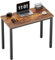 SogesPower Bureau d’Ordinateur, Bureau pour Bureau, Bureau d’Ordinateur Portable PC, Poste de Travail, 120 x 60 x 75 cm, Noir Vintage