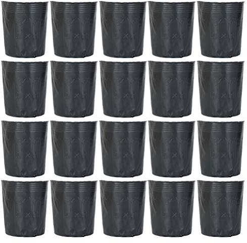 Hemoton Lot de 300 pots en plastique pour semis et plantes - 9 x 9 cm