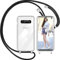 Nupcknn Handykette Hülle für Samsung Galaxy S10 Hülle TPU Bumper+PC Back Necklace(abnehmbar) Transparent Hülle mit Kordel zum Umhängen Handy Schutzhülle mit Band