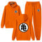 MGTUPK Goku Hoodie Herren Outfit Kleidung Set Herren und Damen Langarm Kleidung Sweatsuit Goku Gym Top Orange XL