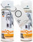 UniQum Autolack + Klarlack 2K Spraydose fürs Auto für FIAT BIANCO 210 Autolack Reparatur 2 x 400 ml