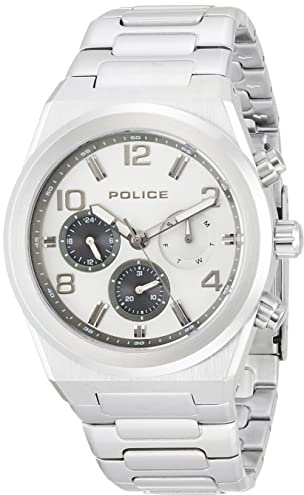 Police Salkantay Herren-Armbanduhr Chronograph mit Silikonarmband