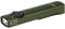 OLIGHT Arkfeld EDC Flashlight, 1000 Lumens Rechargeable LED Torch with Green Beam and White Light, Super-Thin Build Flat Flashlight with Clip for Outdoors, Emergency, Work (Green, CW: 5700~6700K)