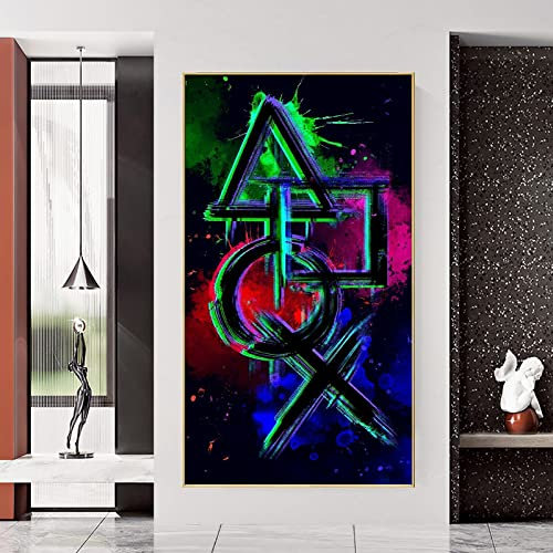 TANYANG Playstation Gamer Wall Art Arena Gaming Poster Print Leinwand Malerei Wandbild Für Wohnzimmer Wohnkultur 50X70Cm Kein Rahmen