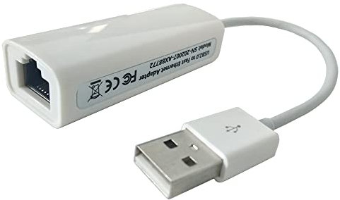 Ethernet Adapter USB 2.0 to RJ45 LAN Wired Adapter Compatible with Nintendo Switch Wii Wii U MacBook Surface Notebook PC Windows XP Vista Mac/Linux