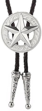 Entwicklt Bolo-Krawatten – Texas Star Mode-Accessoires, Lässige Halskette, Juwel, Naturstein, Western-Bolo-Krawatte, Herren, Cowboy, Neuheit, Anhänger, Ornament, Hochzeit, Party, Geschenk, A, 106 cm
