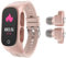 Reloj inteligente con auriculares for mujeres y hombres, reloj de seguimiento de actividad física, combo de auriculares Bluetooth que pueden recibir llamadas, mensajes, seguimiento del sueño, contador