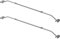 APT 2er Set Anhänger Flachplanenbügel verstellbar 100-155cm Planenstütze Metall Planenbügel