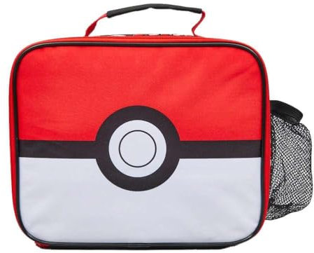 William Lamb Pokemon Poke Ball - Borsa termica per il pranzo, perfetta per la scuola, il lavoro e in viaggio