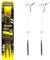 PRO FILSTAR Karpfenangeln D-Rig Angelhaken N6, Fluorocarbon Vorfach 20cm 9kg, Аnti Тangle Sleeve - Curve Shank Hook - Needle - Pop Up Angel Köder - Boilies Haar Rig - Karpfen Angeln Zubehör – Fishing