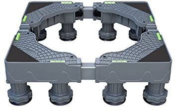 Base de machine à laver réglable Base de machine à laver réglable et portable Résistant à l'humidité Longueur/largeur réglable 40-68 cm Support de sèche-linge Support de réfrigérateur-congél