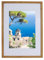 BD ART Rahmen für Poster Foto 30x40 mit Passepartout 21x30 cm Eiche A4 DIN groß MDF Holz moderner Fotorahmen zum Aufhängen an der Wand