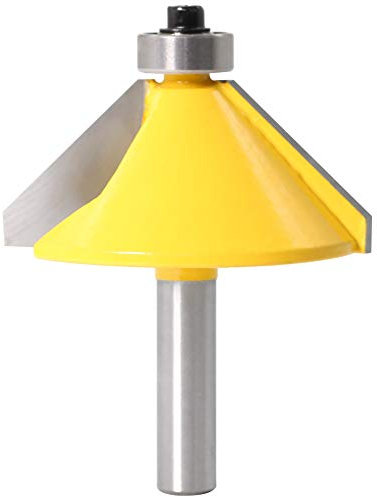 1 stück 8mm Schaft Große 45 Grad Fase & Abschrägung Kanten Router Bit Holz Schneiden Werkzeug Holzbearbeitung Router Bits