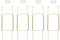 sourcing map Lot de 4 cintres invisibles de 20,3 cm en U plaqué zinc pour assiettes décoratives, doré