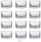 TYA I 12-teiliges Schalen-Set Kristall Dessertschalen PREMIUM Glas 215cc BLEI FREI Eisbecher Glas Glasschalen Deko Dessertbecher für Obst Vorspeise Pudding