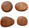 F Fityle 4X, Ganci Appendiabiti da Parete in Legno, Robusti, Moderni, per Borse