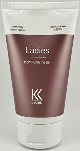 Dr. K. Cosmetics® LADIES Rasiergel Intimbereich für Frauen [vom Urologen Entwickelt] 150ml Anti Rasierpickel Intimbereich Damen | Intimrasur Frauen | Anti Rasurbrand Intimbereich Frau