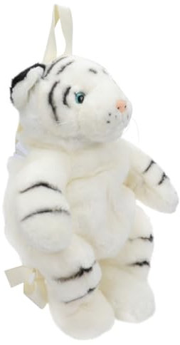 ROMISBABA Plüsch-tier-rucksack Cartoon Schultasche Kinderrucksack Tiger Puppe Mit Verstellbarem Schultergurt Angenehmes Tragegefühl Für Junge Mädchen