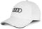 Audi 3132402610 Cap Basecap Baseballkappe Ringe Logo Baseballcap Mütze, weiß