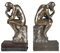 Serre-livres pour penseur unique - En laiton - Serre-livres lourds en laiton avec design fantaisie - Résine de couleur or antique pour décoration intérieure et bureau
