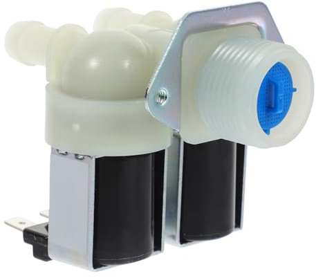 SHINEOFI Valve Admission Eau pour Linge Automatique Remplacement Durable Double Électrovanne pour Réparation de Machine à Laver