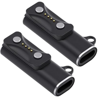 chenyang 2 Pack USB C auf Polar Smartwatch Ladegerät magnetischer Ladeadapter für Vantage V3/M3/Pacer/Pacer Pro/Grit X2/IGNITE 3