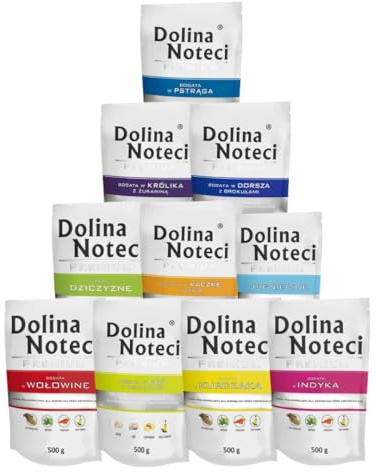 Dolina Noteci Premium Wet Dog Food 150g - Various Flavours, MIX OF TASTE (150 g (Pack of 6), Mix)